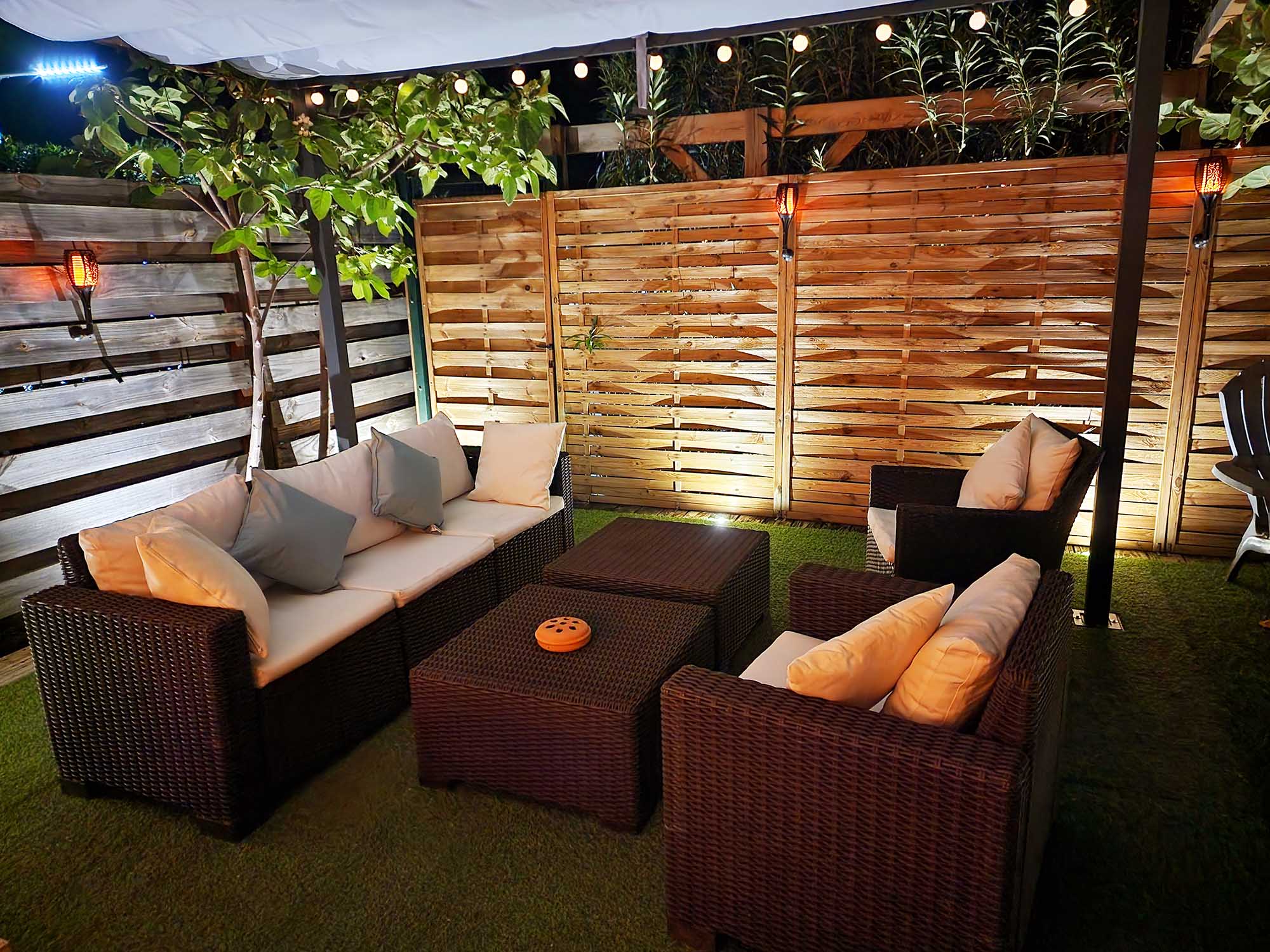 La terrasse tropicale privée de Zion