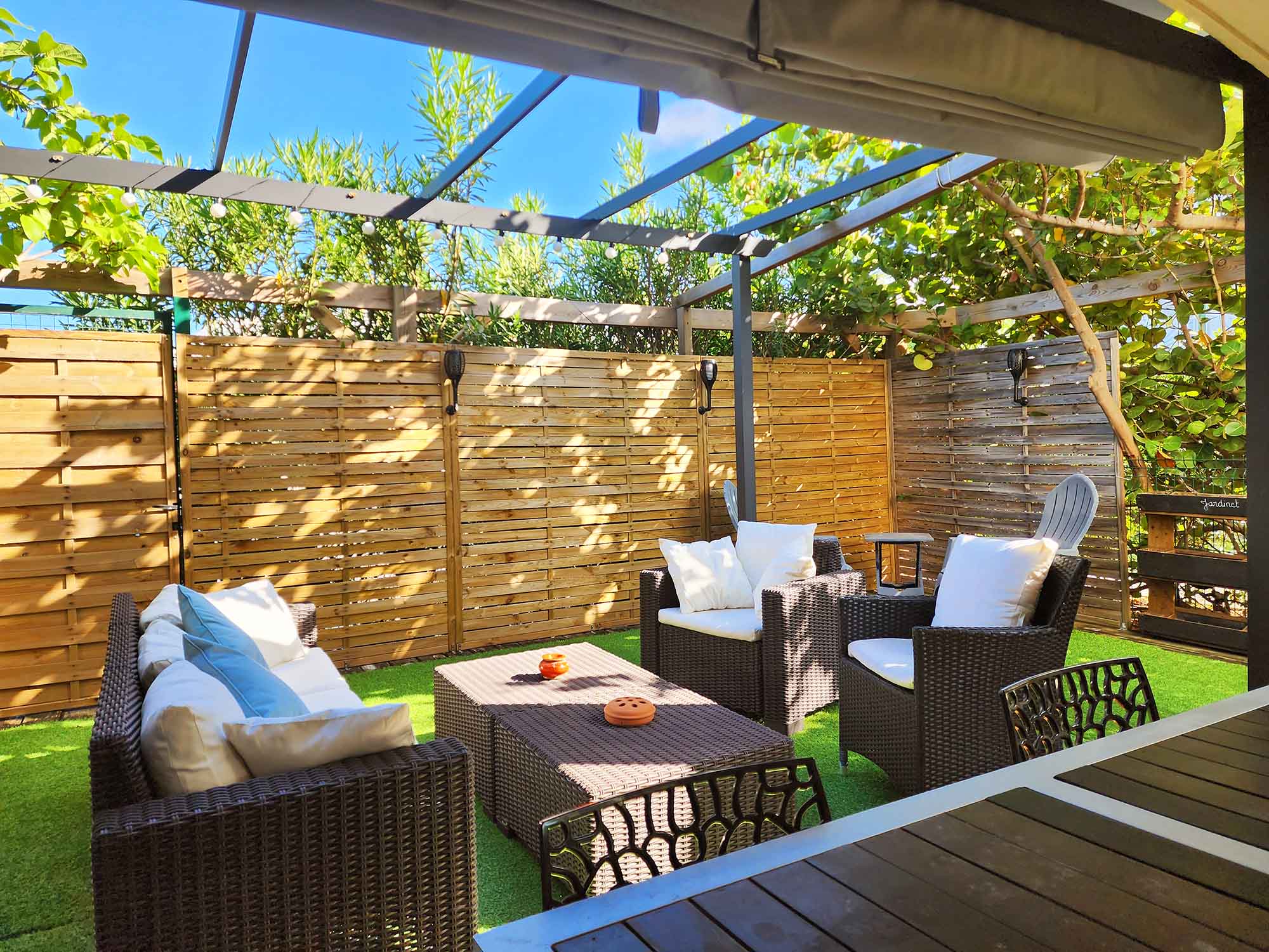 La terrasse privée