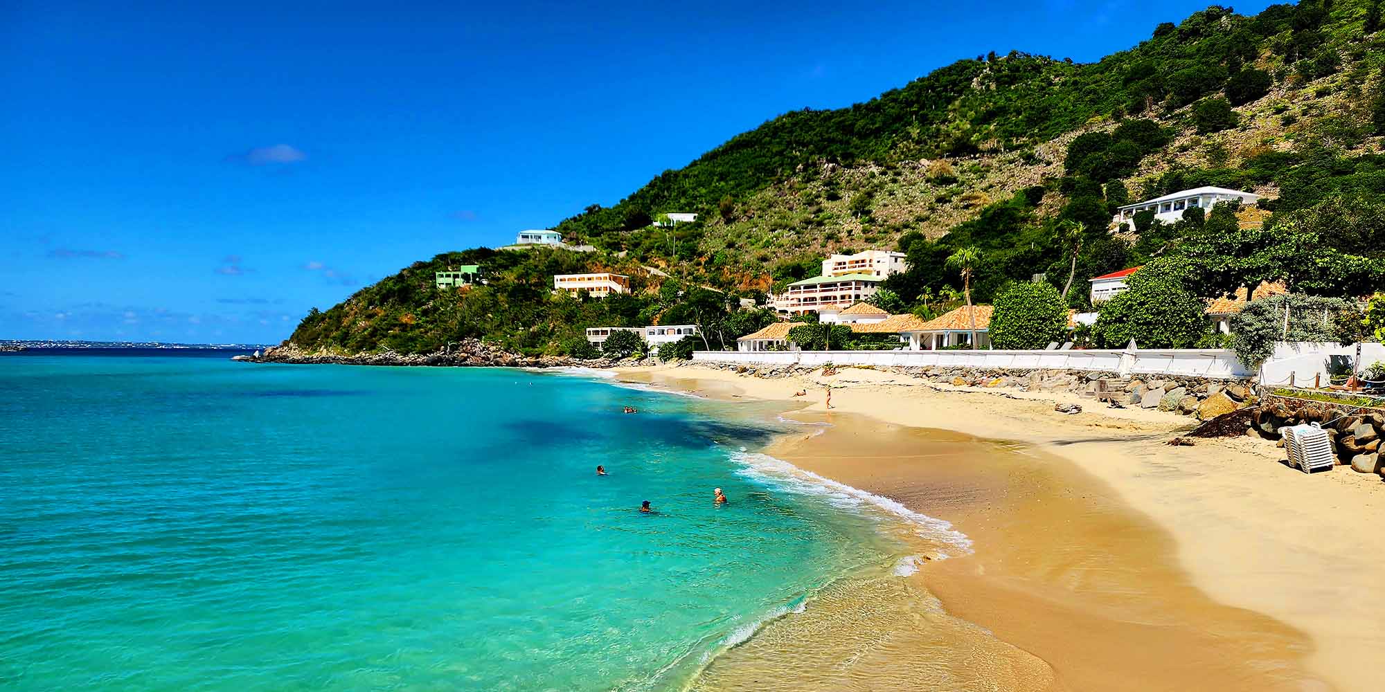 Plage de la baie Orientale SXM