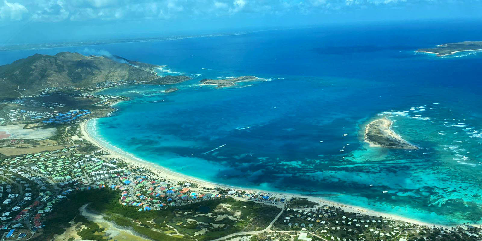 Vue aérienne de la Baie Orientale
